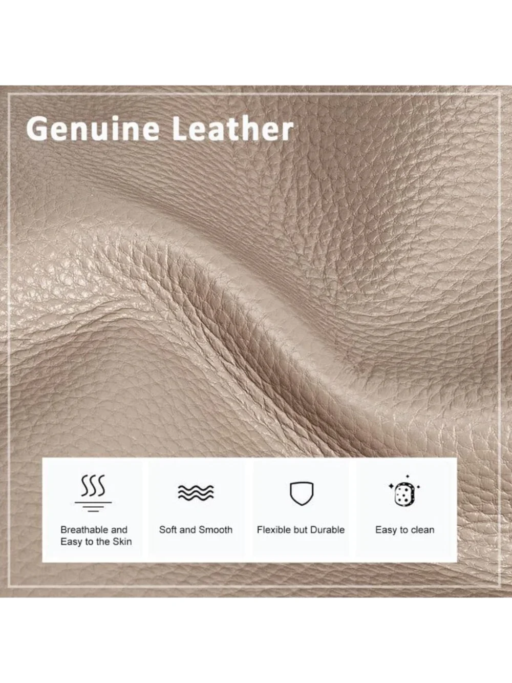 Genuine Leather Tote Bag for Women | Padded Laptop Compartment, Multi-Pockets